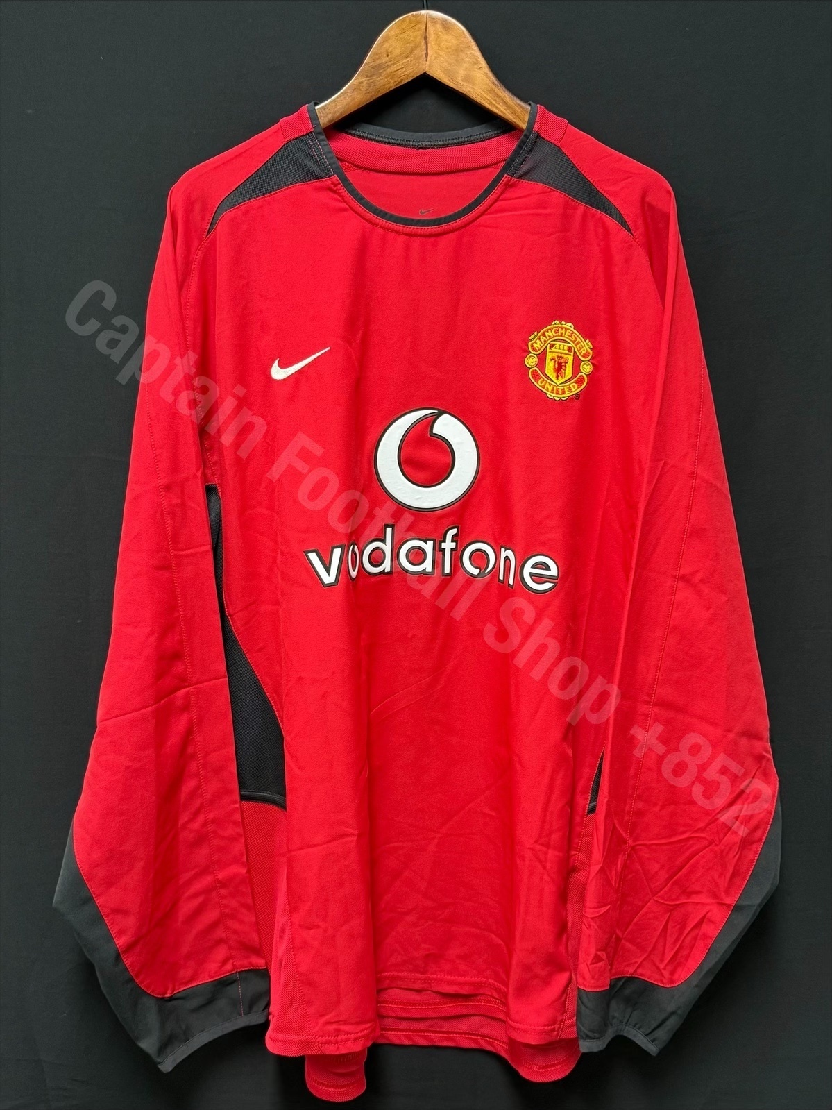 Manchester United 2003-2004 Nike L/S Home Shirt #10 v NISTELROOY