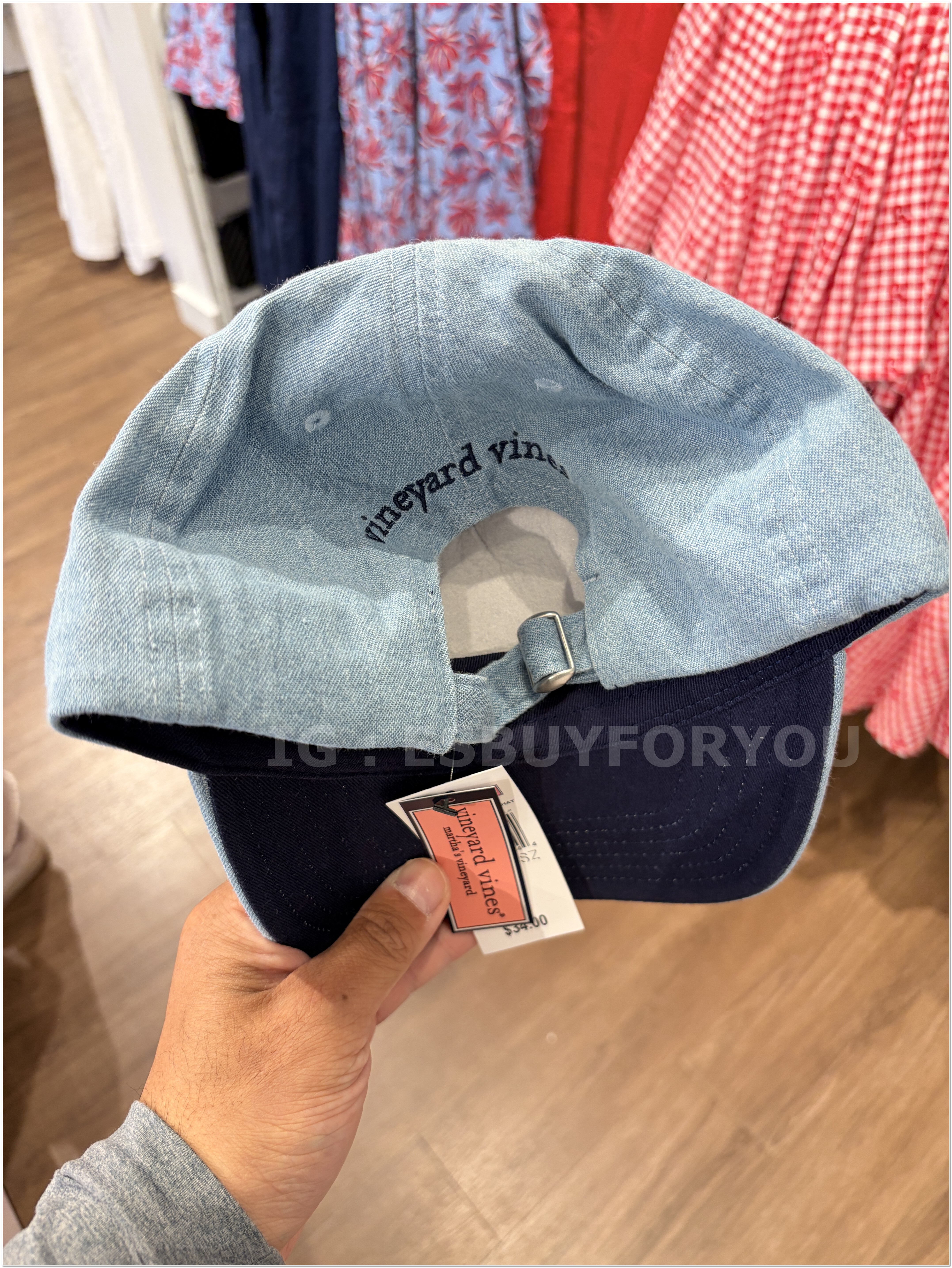 【限時】Vineyard Vines小鯨魚 女大人 刺繡小標 軟牛仔 帽子