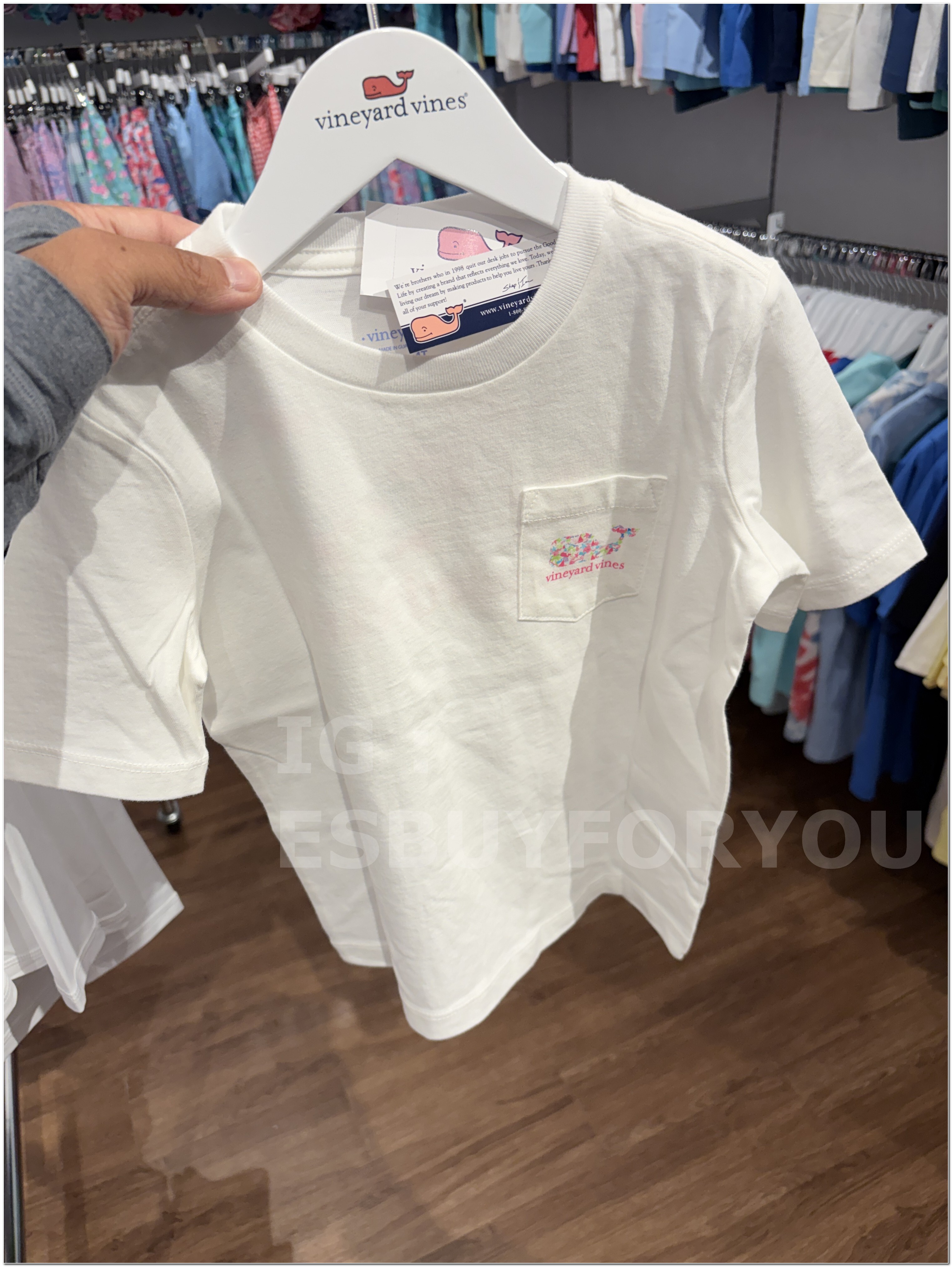 【限時】Vineyard Vines小鯨魚 女童裝 貝殼鯨魚 短TEE
