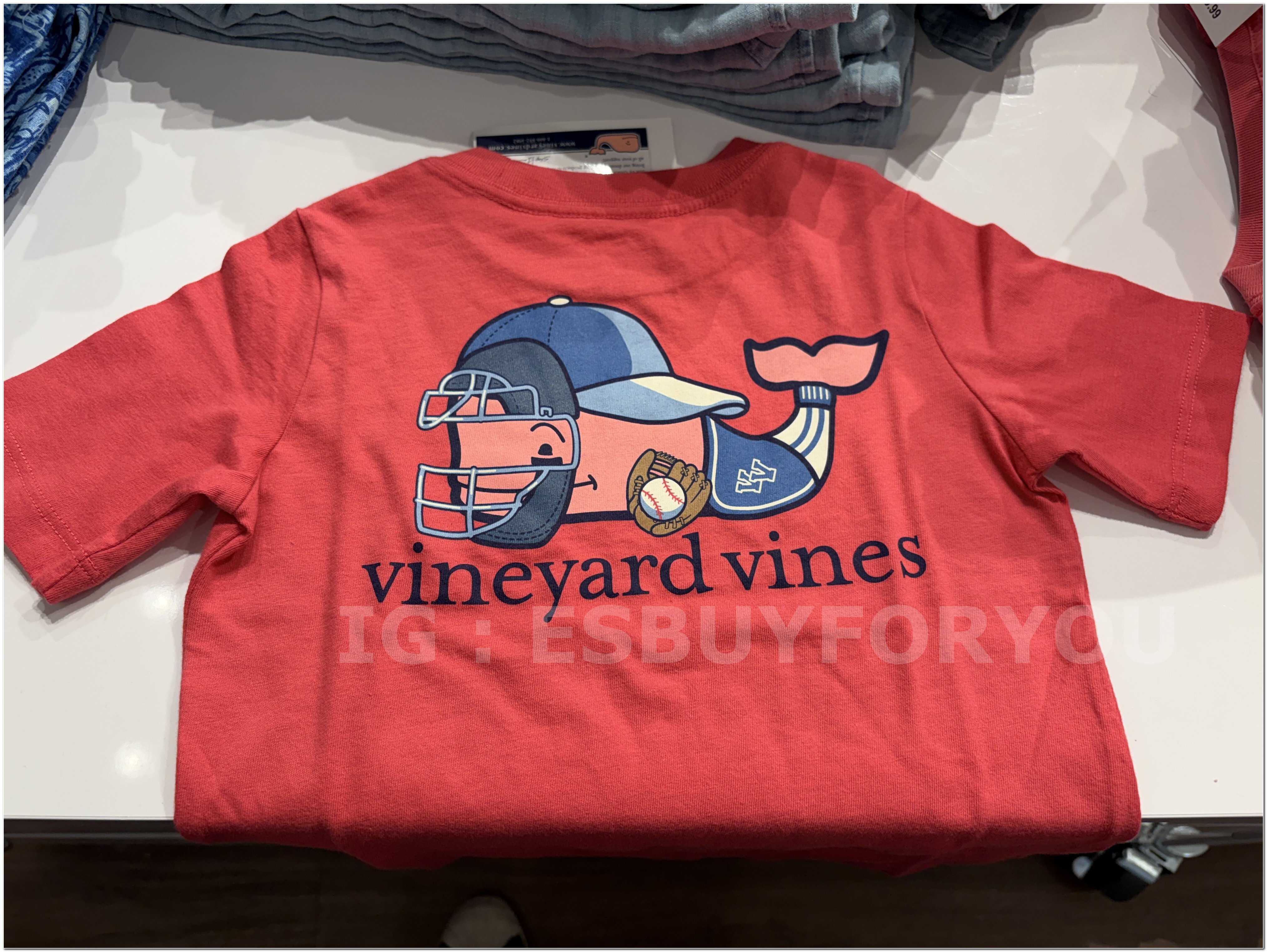 【限時】Vineyard Vines小鯨魚 男童裝 捕手小鯨魚 短TEE (2色)