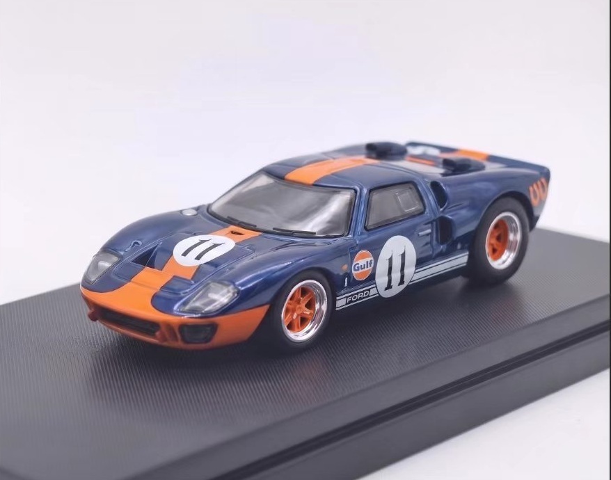 PO-$150 * DIECRAFT * 1:64 FORD GT40 MK2 1966 NO.11 DEEP GULF LIVERY