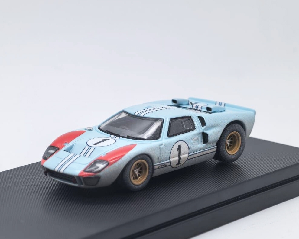 PO-$150 * DIECRAFT * 1:64 FORD GT40 MK2 1966 LEMANS DIRTY GULF LIVERY