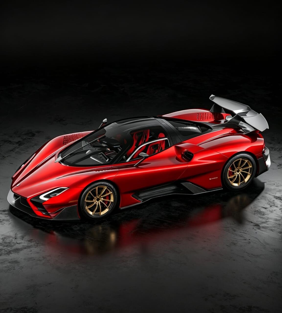 PO-$180 * FINE WORKS * 1:64 SSC TUATARA STRIKER METALLIC RED