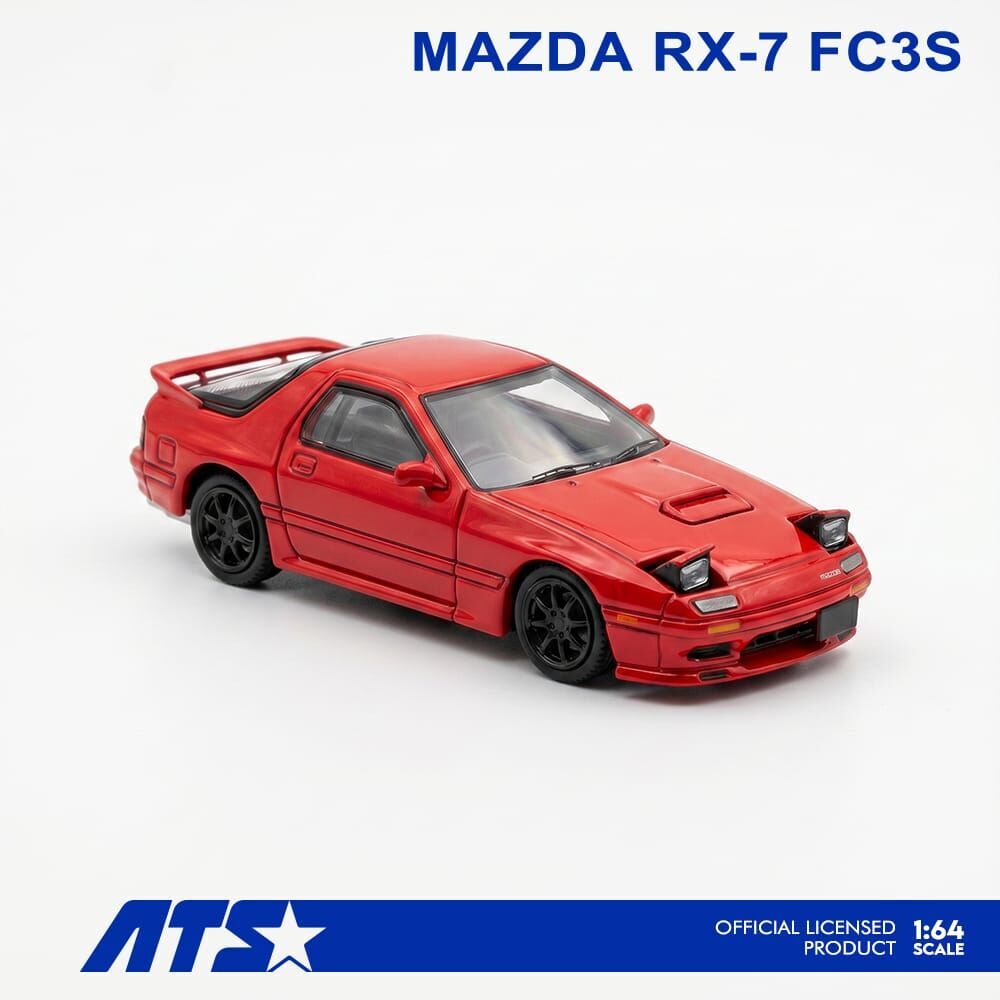 PO-$160 * ATS * 1:64 MAZDA RX-7 FC3S RED