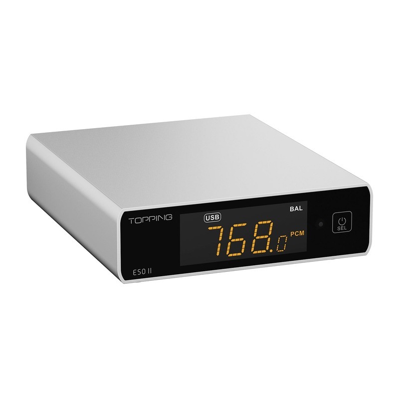 TOPPING E50II DAC 銀色｜數位音訊解碼器