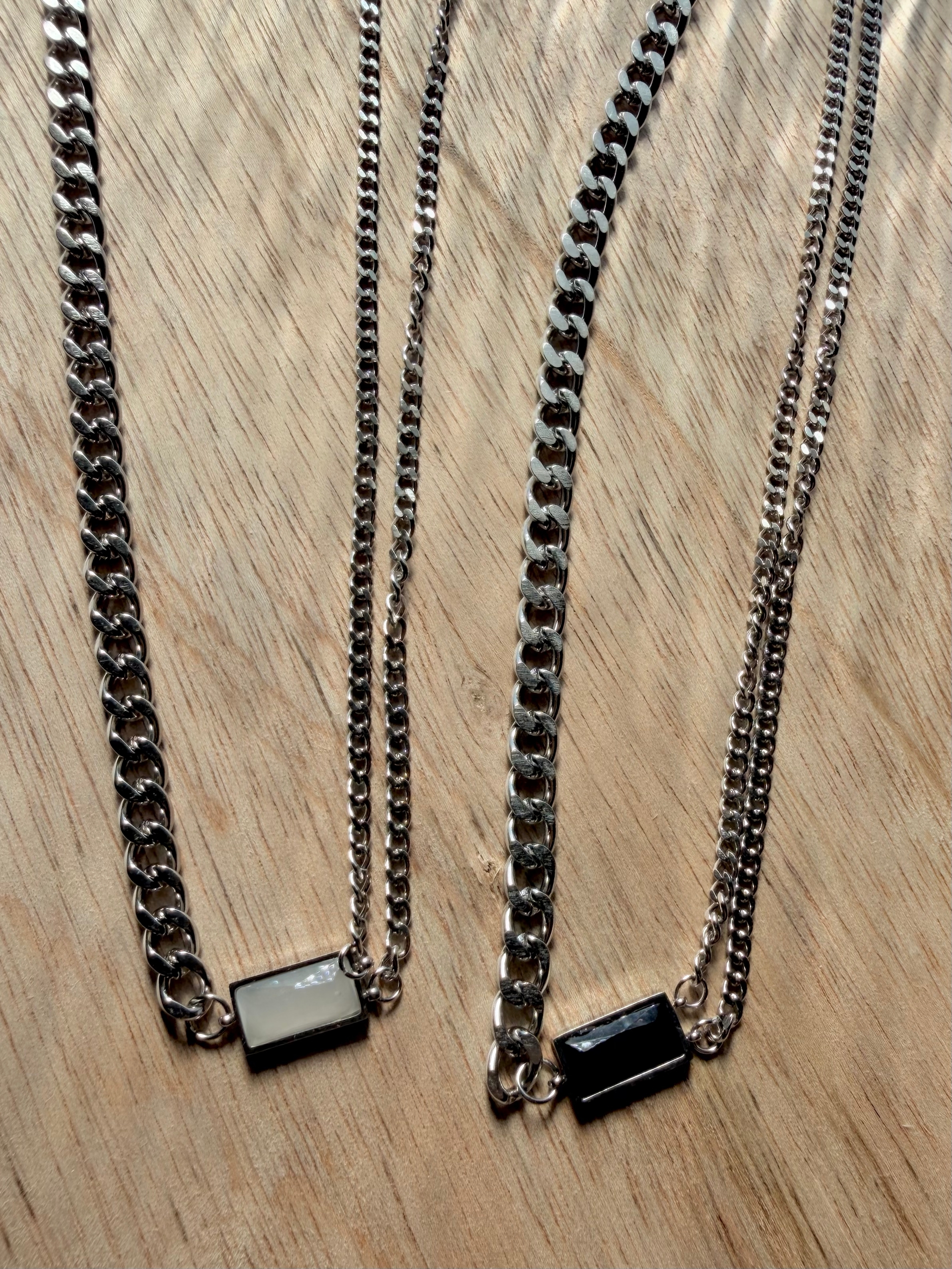 ss zirconia necklace