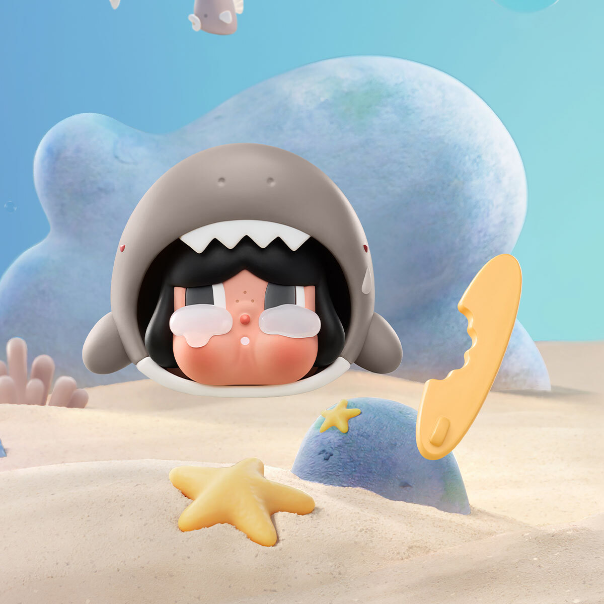 POP MART 泡泡瑪特 CRYBABY 淚流成海系列 手辦