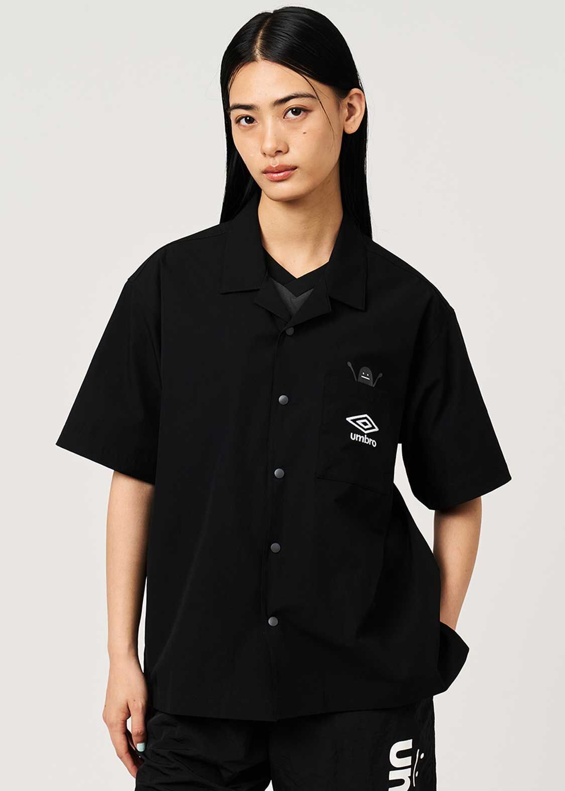 日本預訂 graniph GH Beautiful Shadow Umbro | Big Silhouette Short-Sleeve Shirt