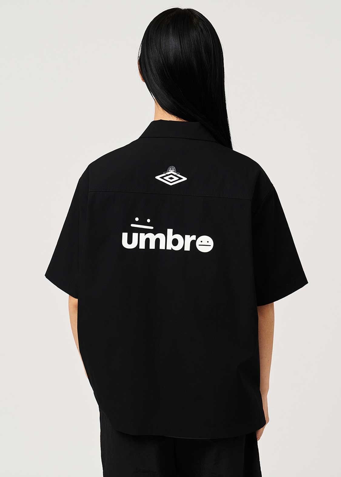日本預訂 graniph GH Beautiful Shadow Umbro | Big Silhouette Short-Sleeve Shirt