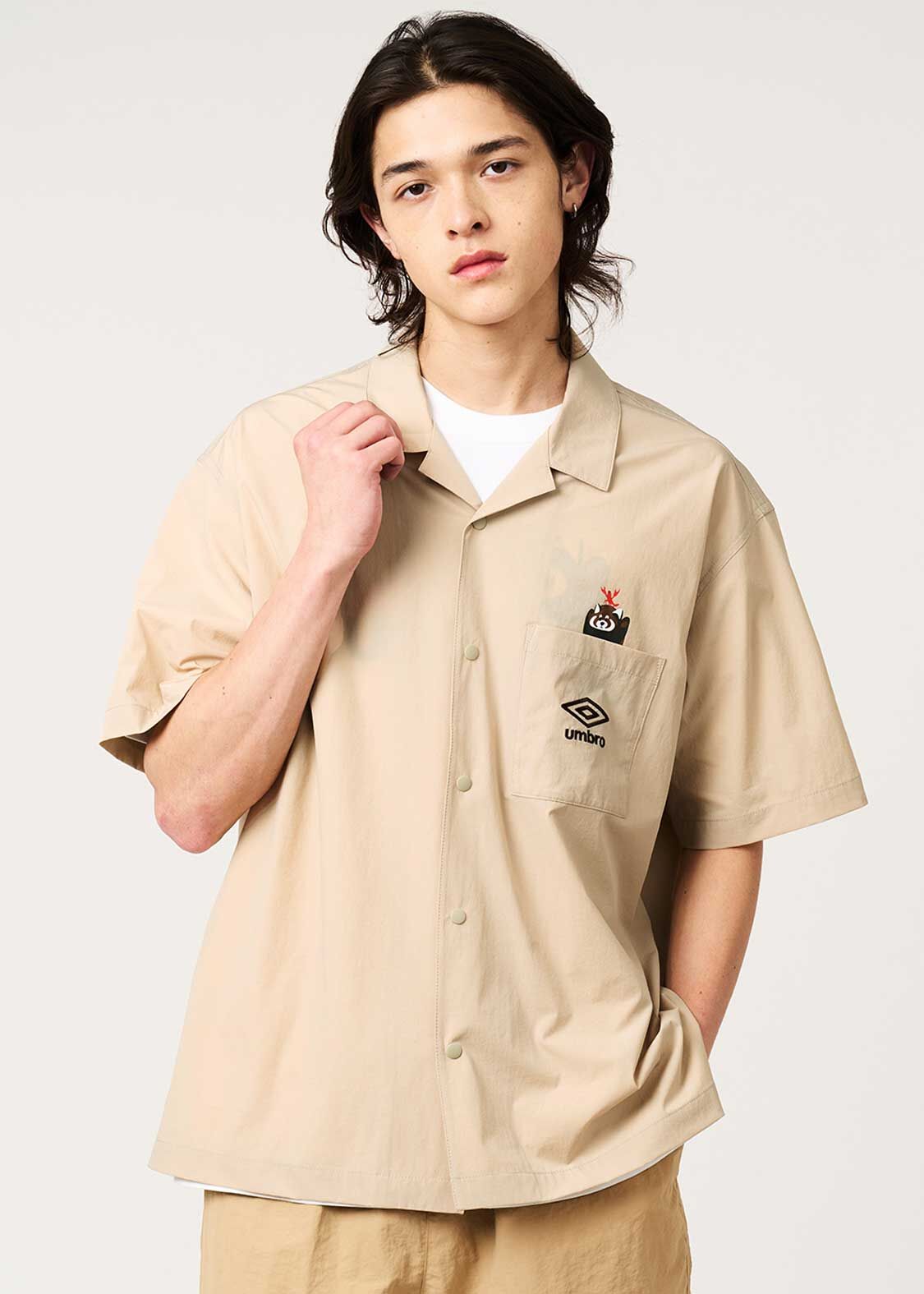 日本預訂 graniph GH IkaK umbro | Big Silhouette Short-Sleeve Shirt