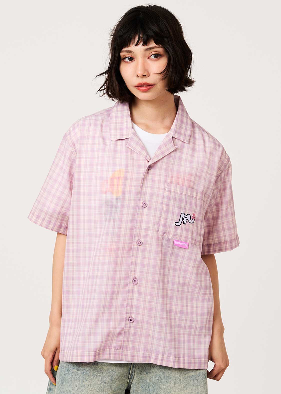 日本預訂 graniph GH Big Mimi | Sheer Oversized Short-Sleeve Shirt