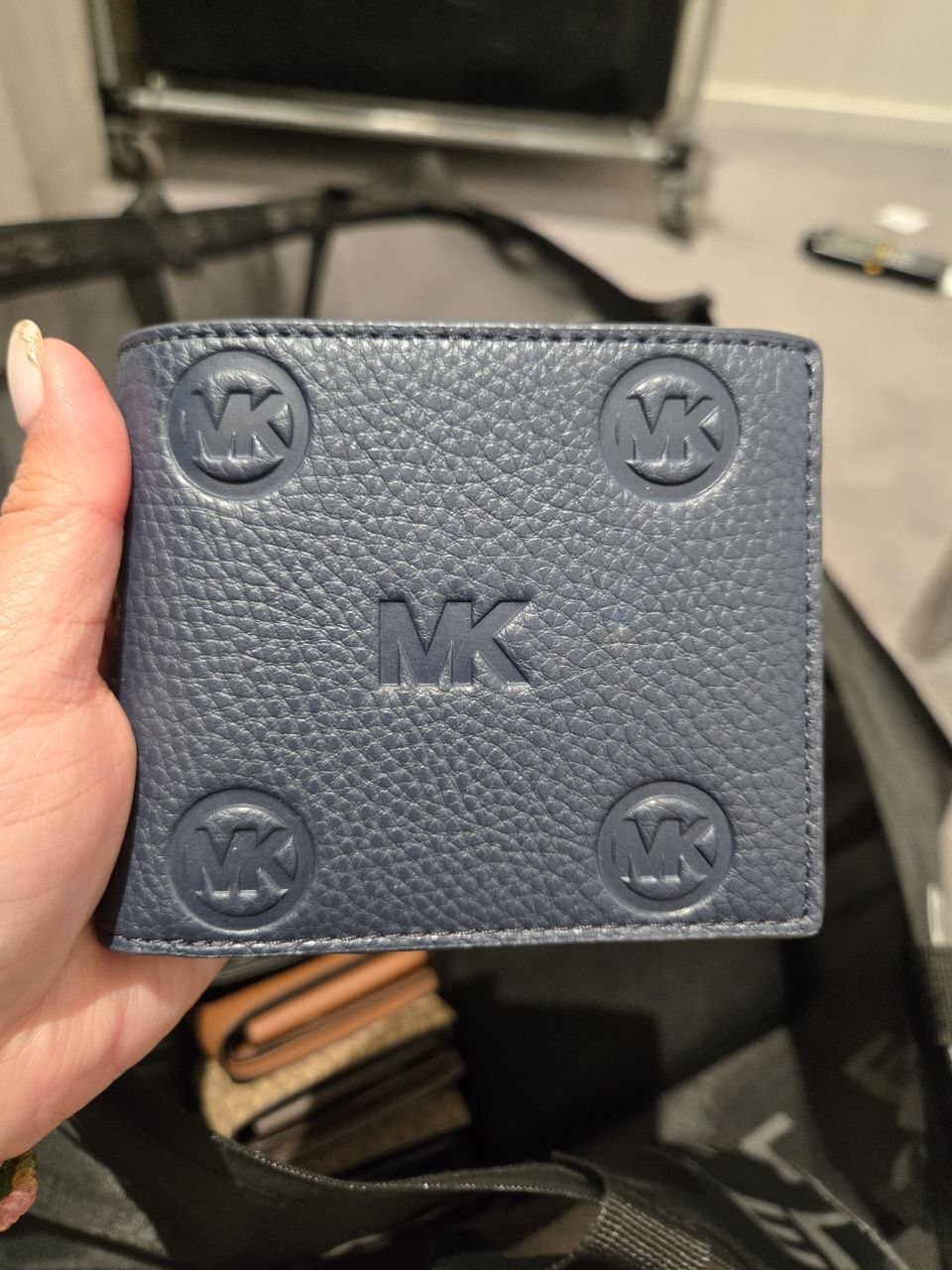 [U] MK NAVY 36S6LCOF2V COOPER BILLFOLD W PASSCASE, 199125131963 (UMK43)