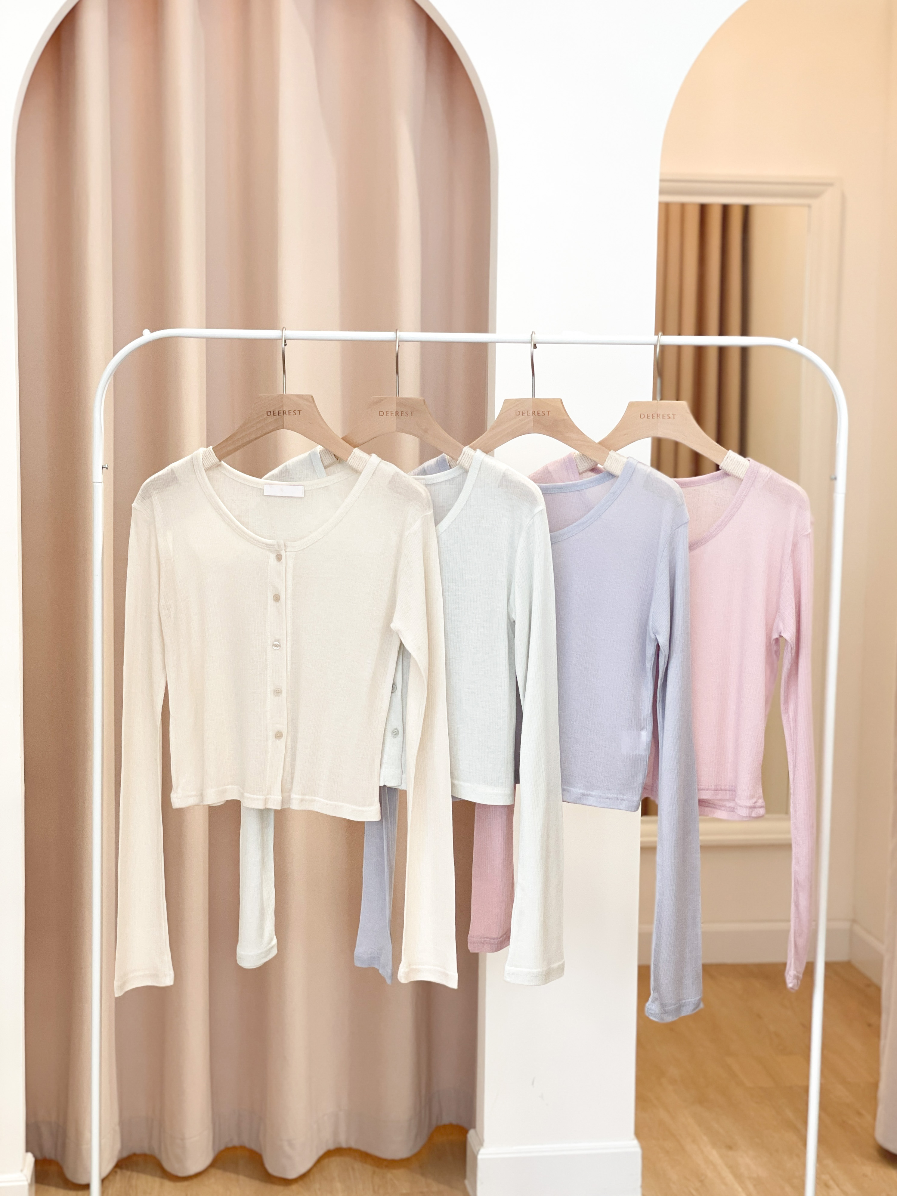 JK296 Pastel Dream Airy Knit Outer