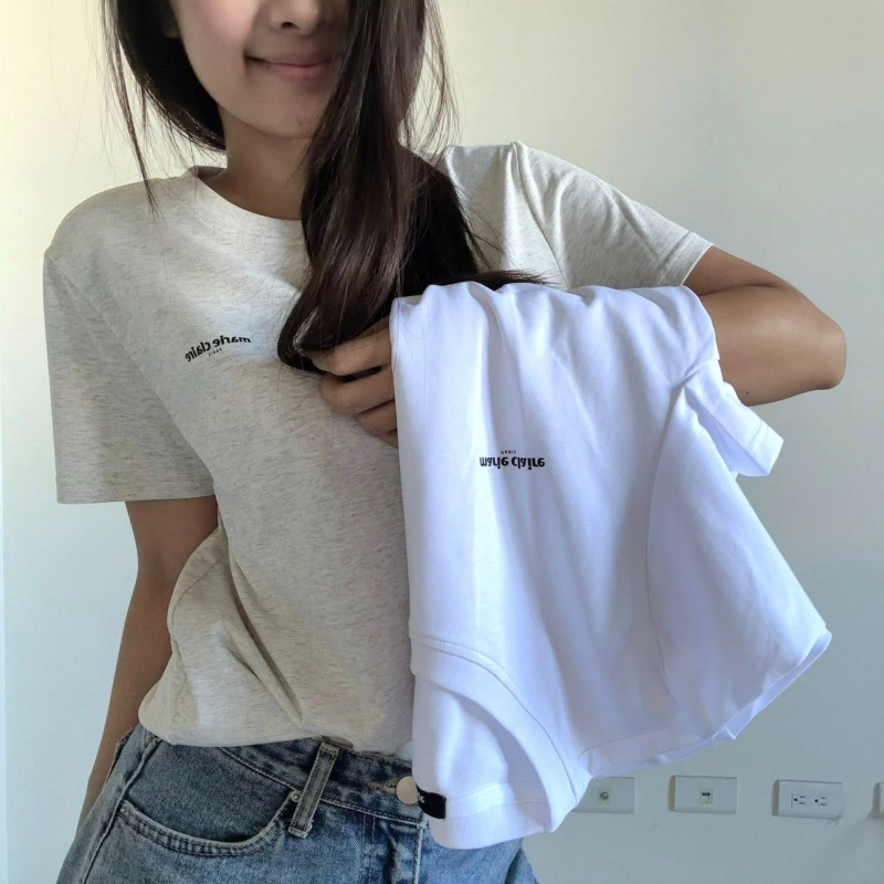🇰🇷marie claire 小 Logo 基礎款 Tee 兩件組