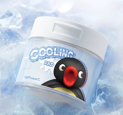 CELLFUSION-C x Pingu 舒緩降溫棉片 70p + 70p補充+ Pingu磁鐵