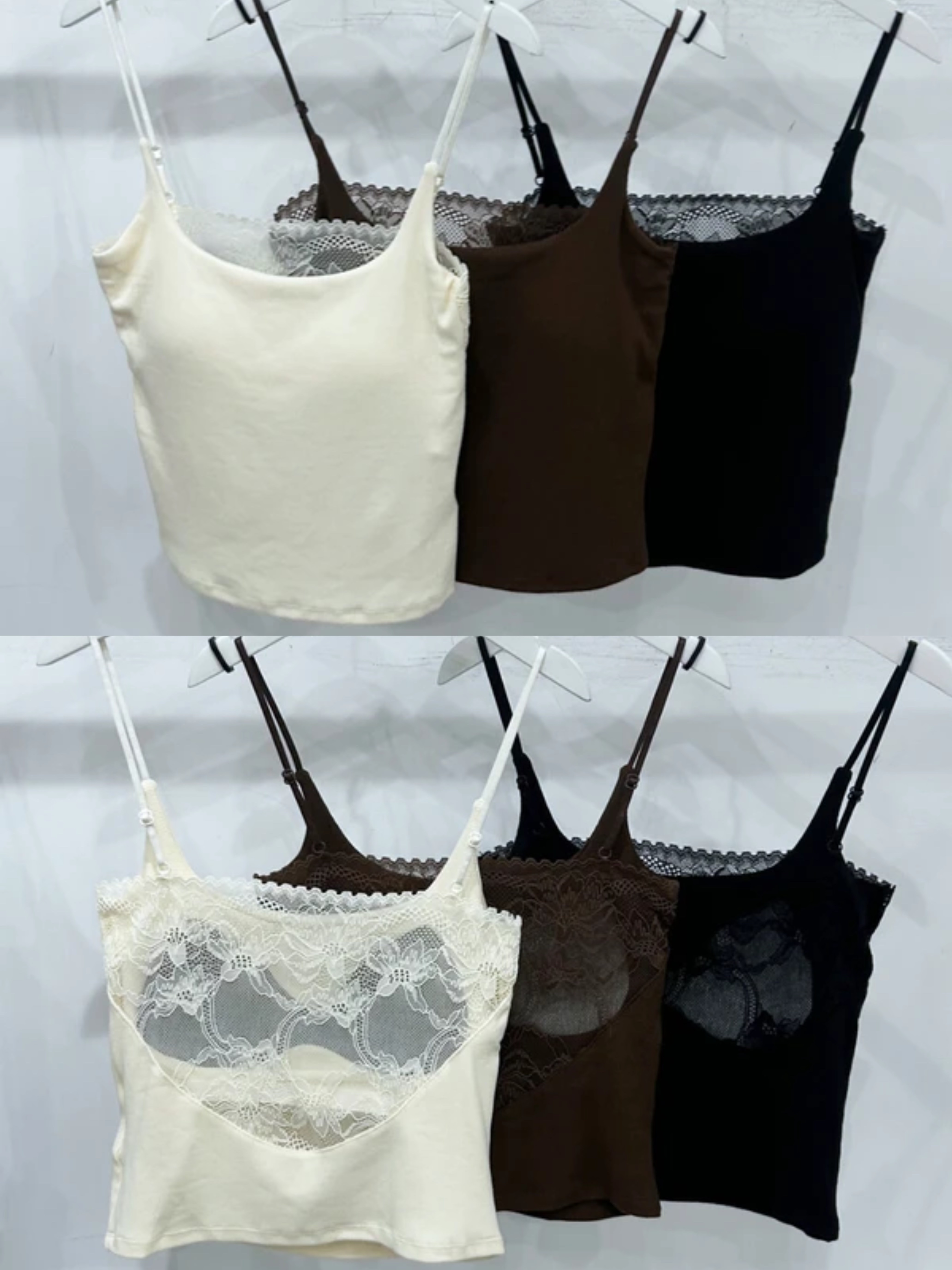 小性感後lace bra top