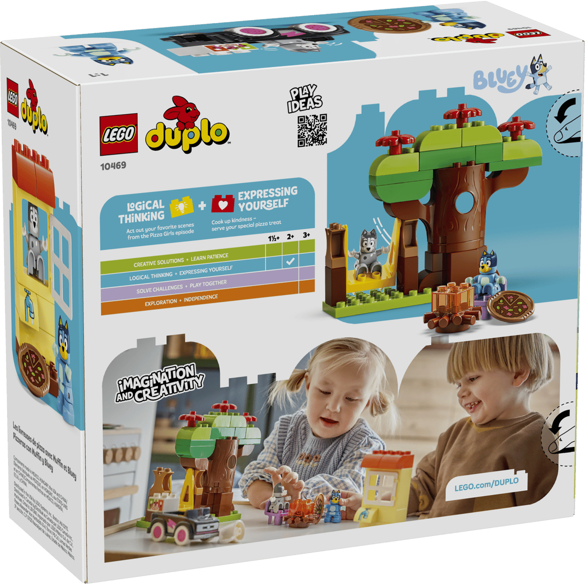 LEGO 10469 曼曼、布麗玩遊戲：披薩女孩