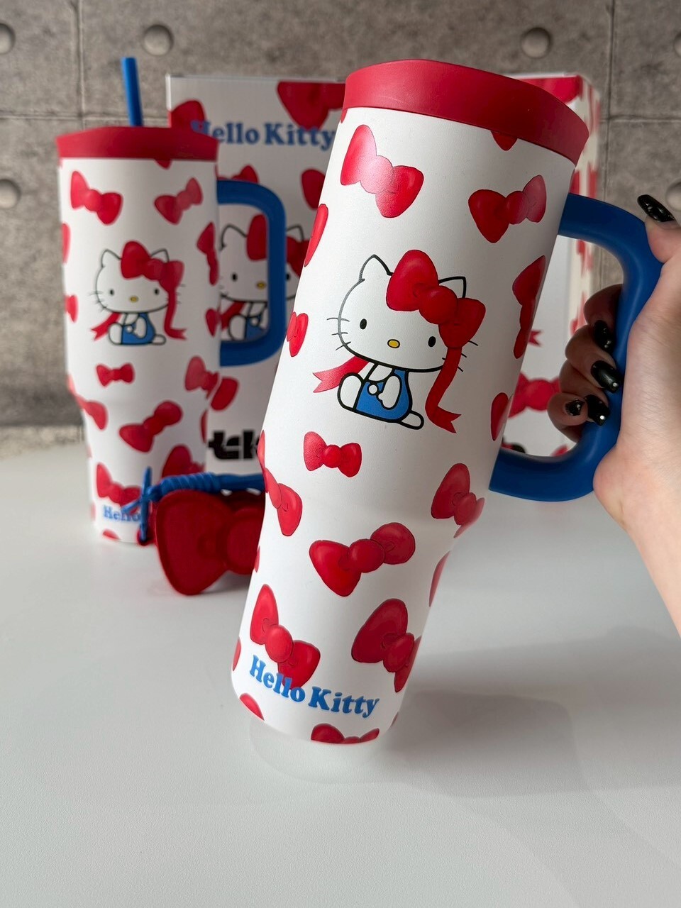 Hello Kitty x TBH 蝴蝶結款 巨無霸保溫杯