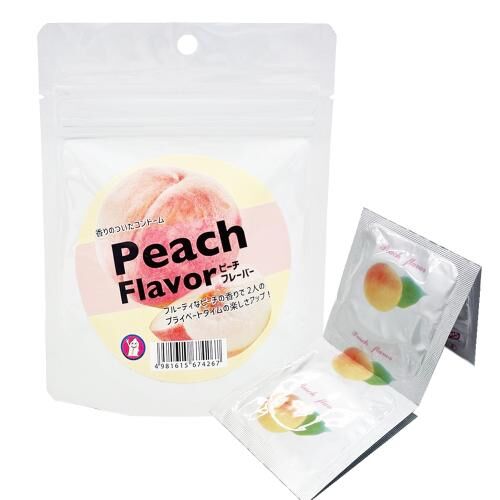 中西 桃味 6 片裝 乳膠安全套