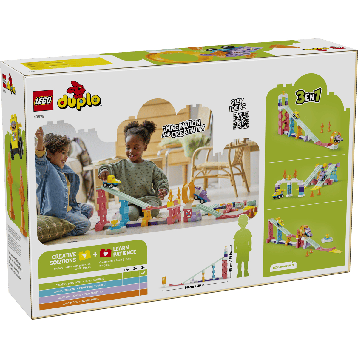 LEGO 10478 3合1 創意坡道與汽車套裝