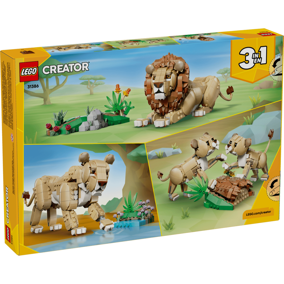 LEGO 31386 野生動物：威風獅子