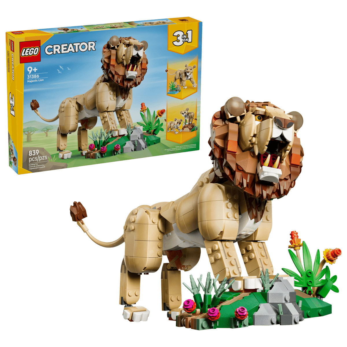 LEGO 31386 野生動物：威風獅子