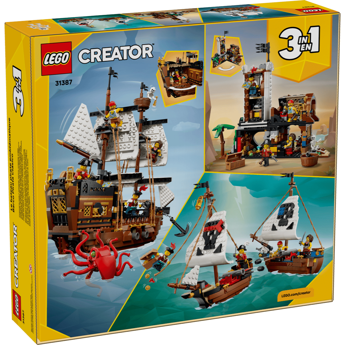 LEGO 31387 經典海盜船