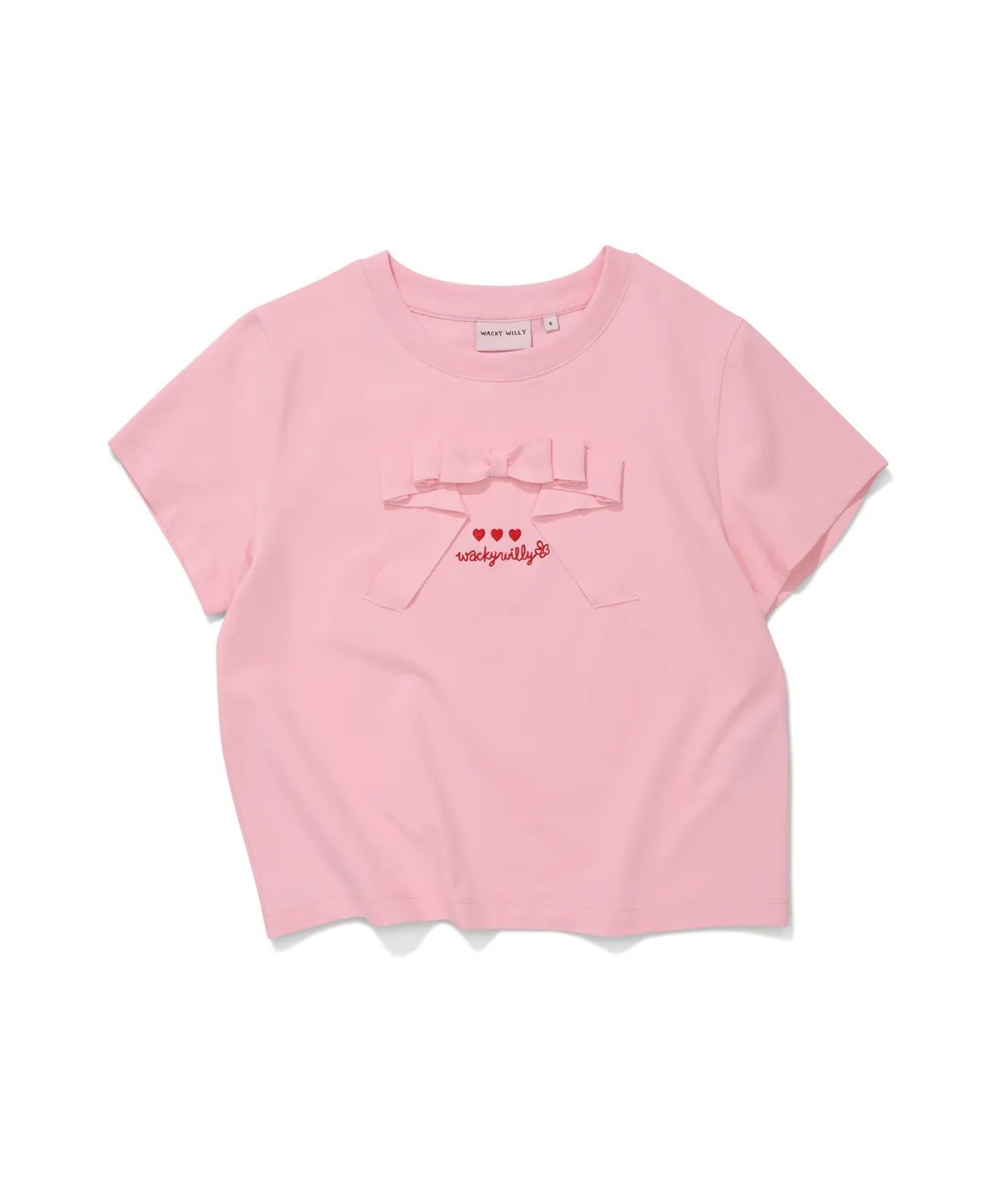 WACKY WILLY [LO.FL] WOMEN'S RIBBON SHORT-SLEEVE T-SHIRT