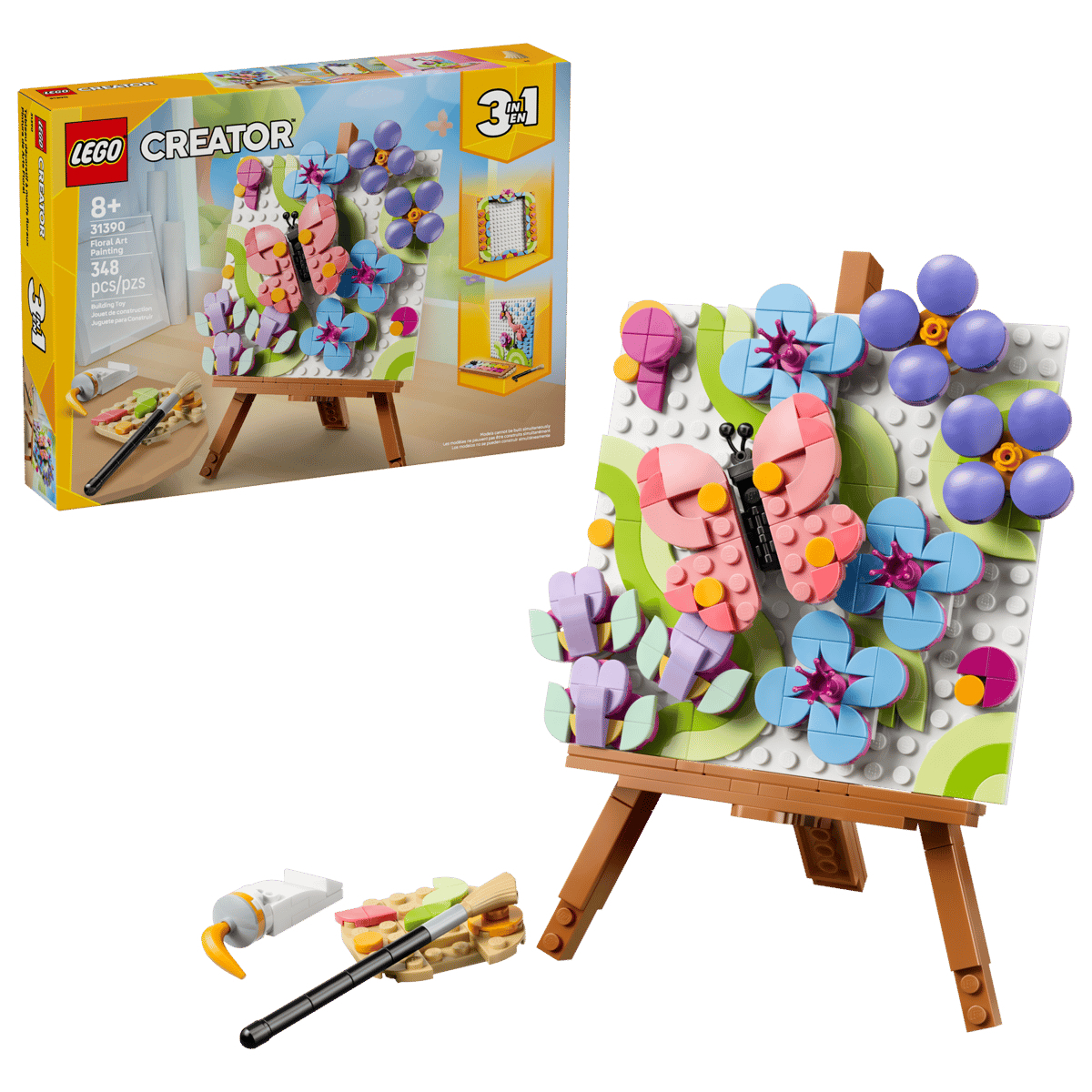 LEGO 31390 花卉藝術裝飾畫作