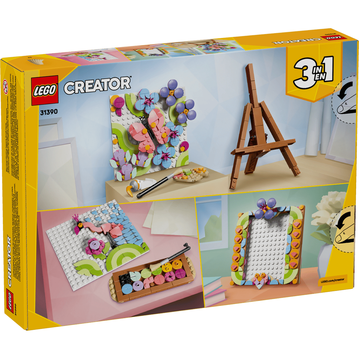 LEGO 31390 花卉藝術裝飾畫作