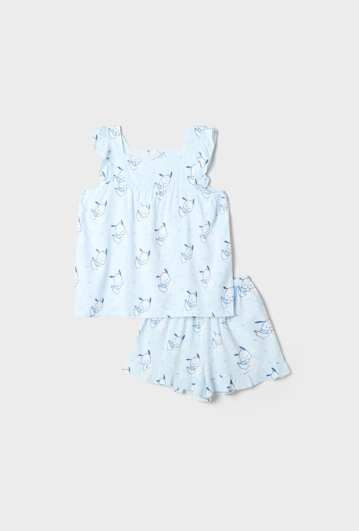 SPAO Twinkle Frill Sleeveless Pajama (Pochacco)