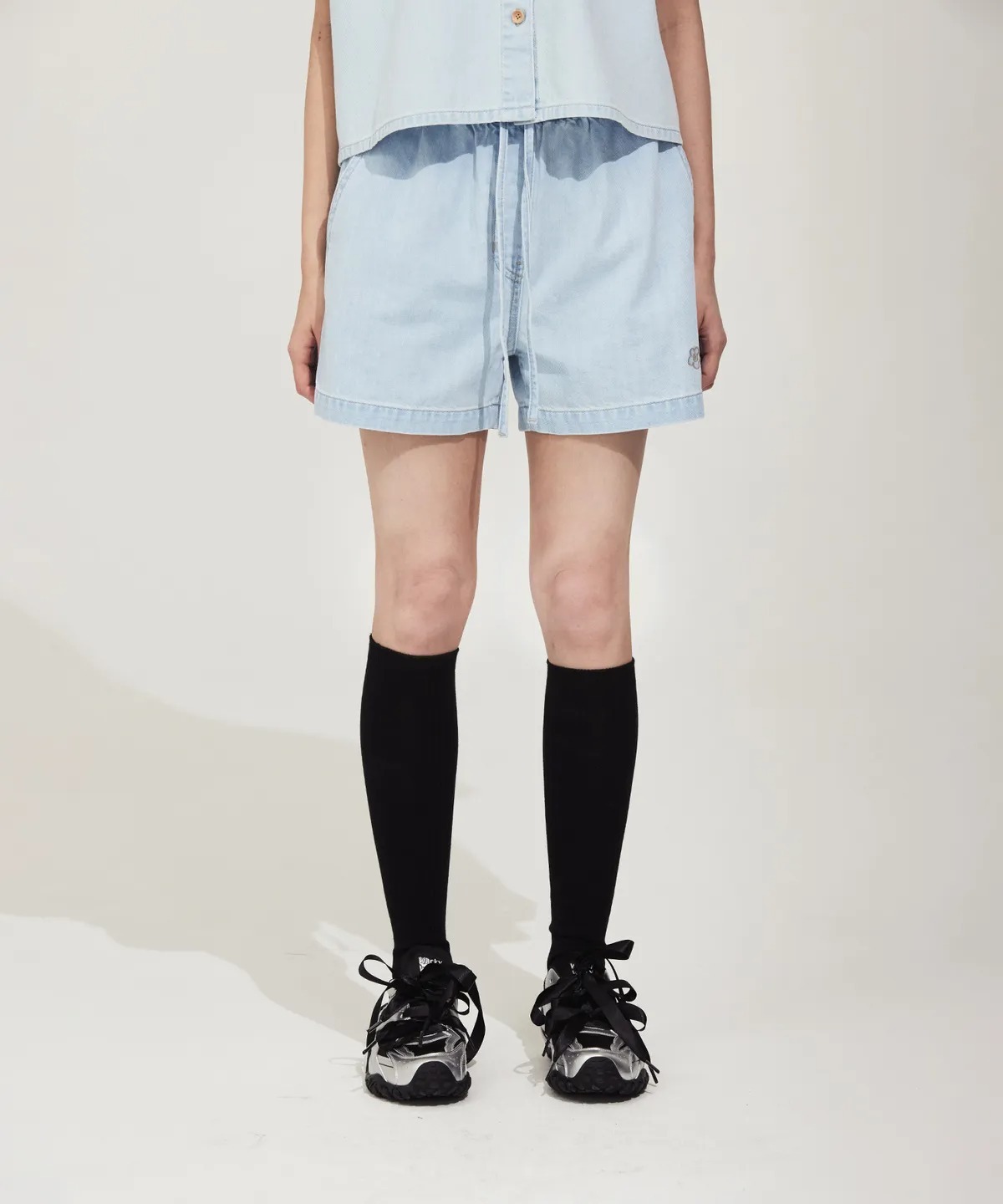 WACKY WILLY Women's Easy Denim Shorts