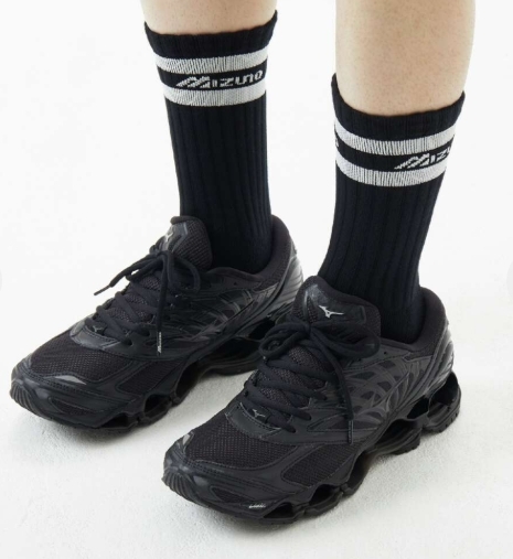 現貨|MIZUNO抗菌除臭吸濕運動襪 | BLACK