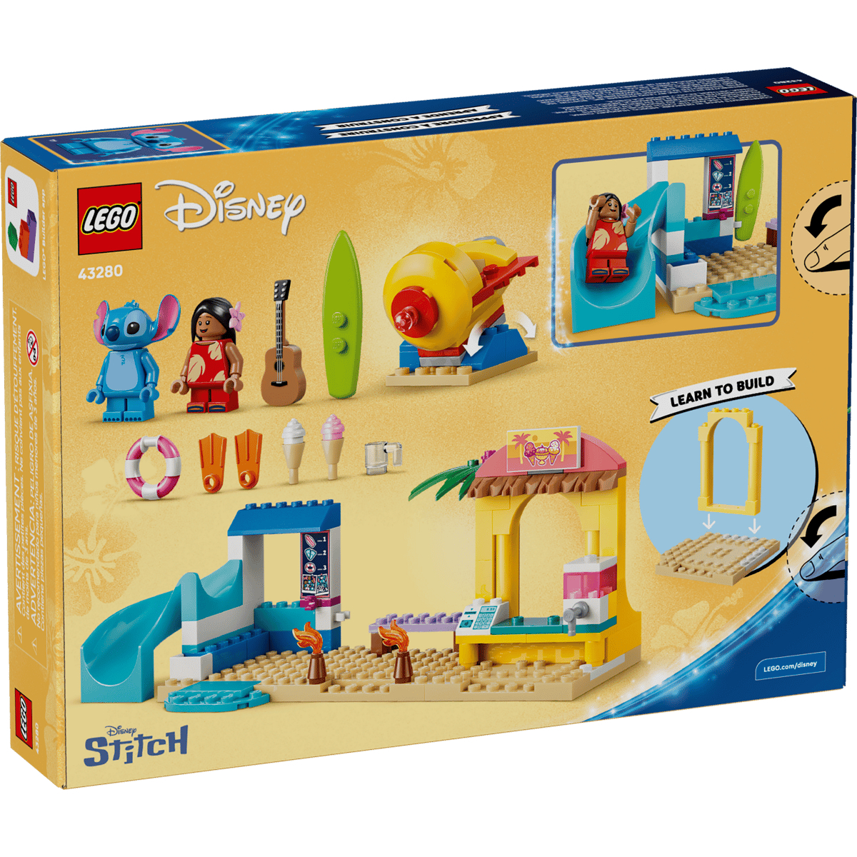 LEGO 43280 與莉蘿和史迪奇樂遊海灘