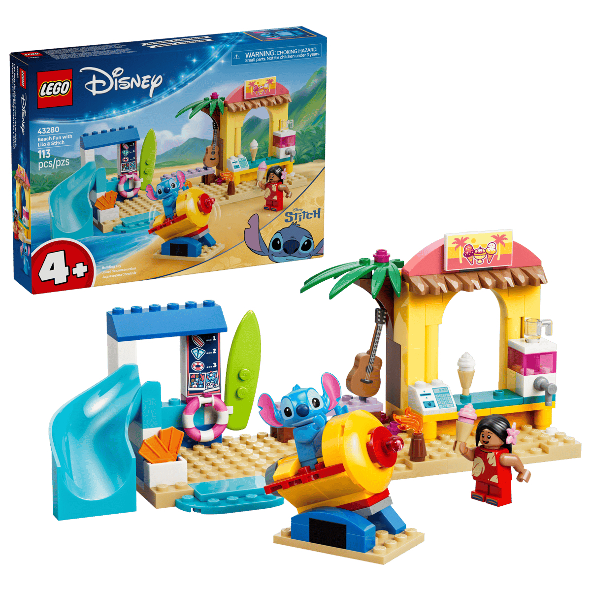 LEGO 43280 與莉蘿和史迪奇樂遊海灘