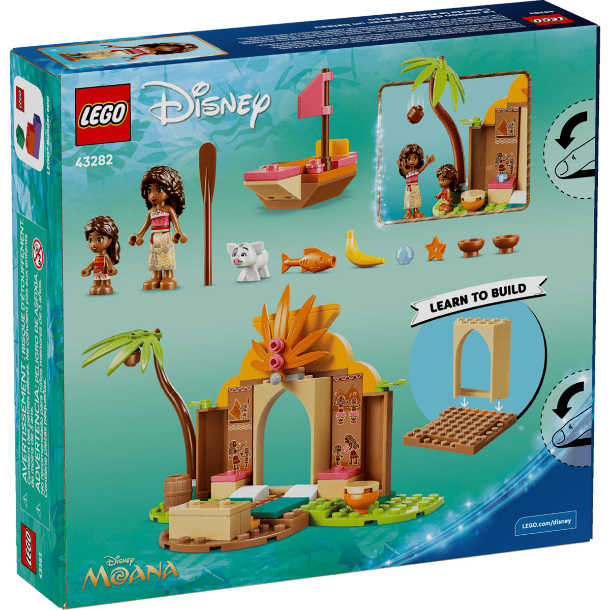 LEGO 43282 村莊小屋和船