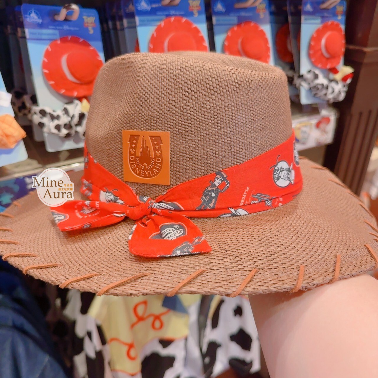 胡迪 Woody 造型 編織 牛仔帽 帽子 玩具總動員 Toy Story -香港迪士尼樂園