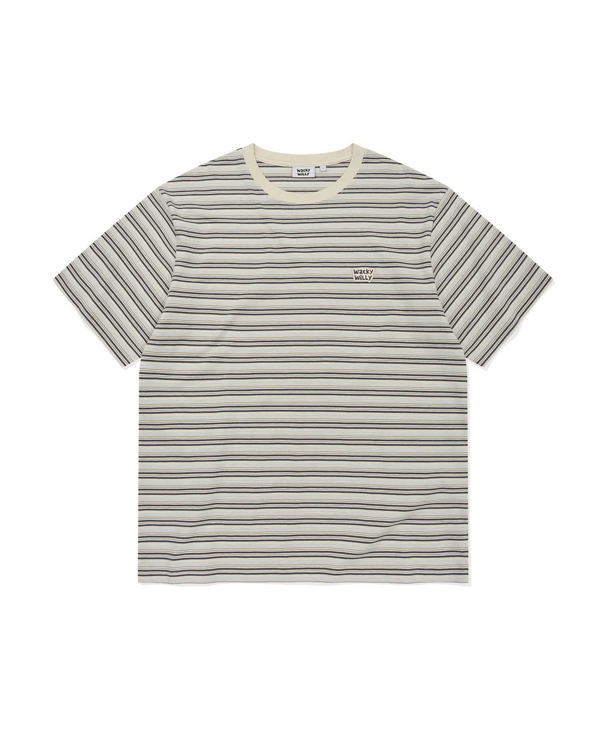 WACKY WILLY MULTI-STRIP SHORT-SLEEVE T-SHIRT