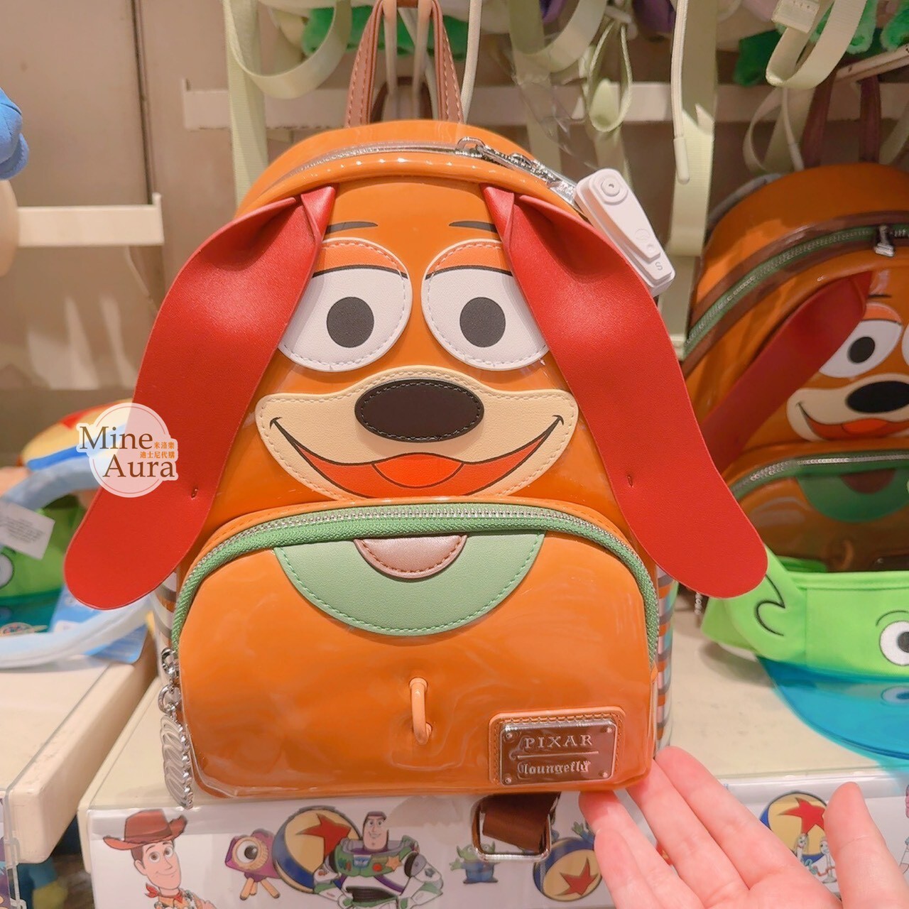 彈簧狗 Slinky Dog 大頭 造型 後背包 玩具總動員 Toy Story -香港迪士尼樂園