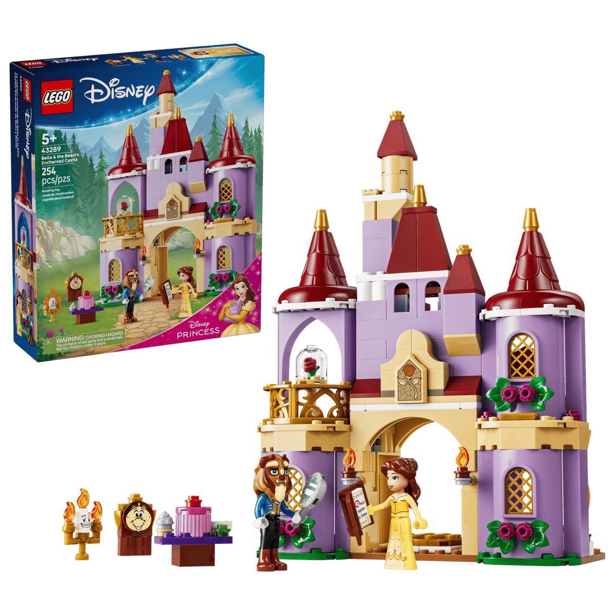 LEGO 43289 貝兒和野獸的魔法城堡