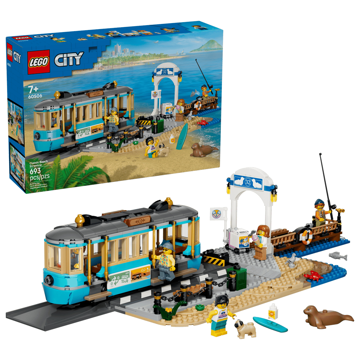 LEGO 60506 經典海灘路面電車