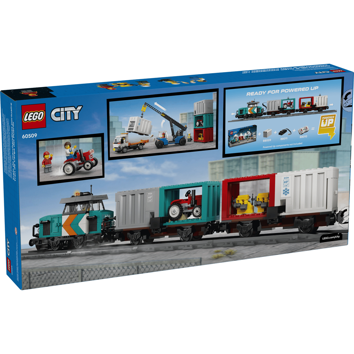 LEGO 60509 港口貨物列車和起重機與卡車