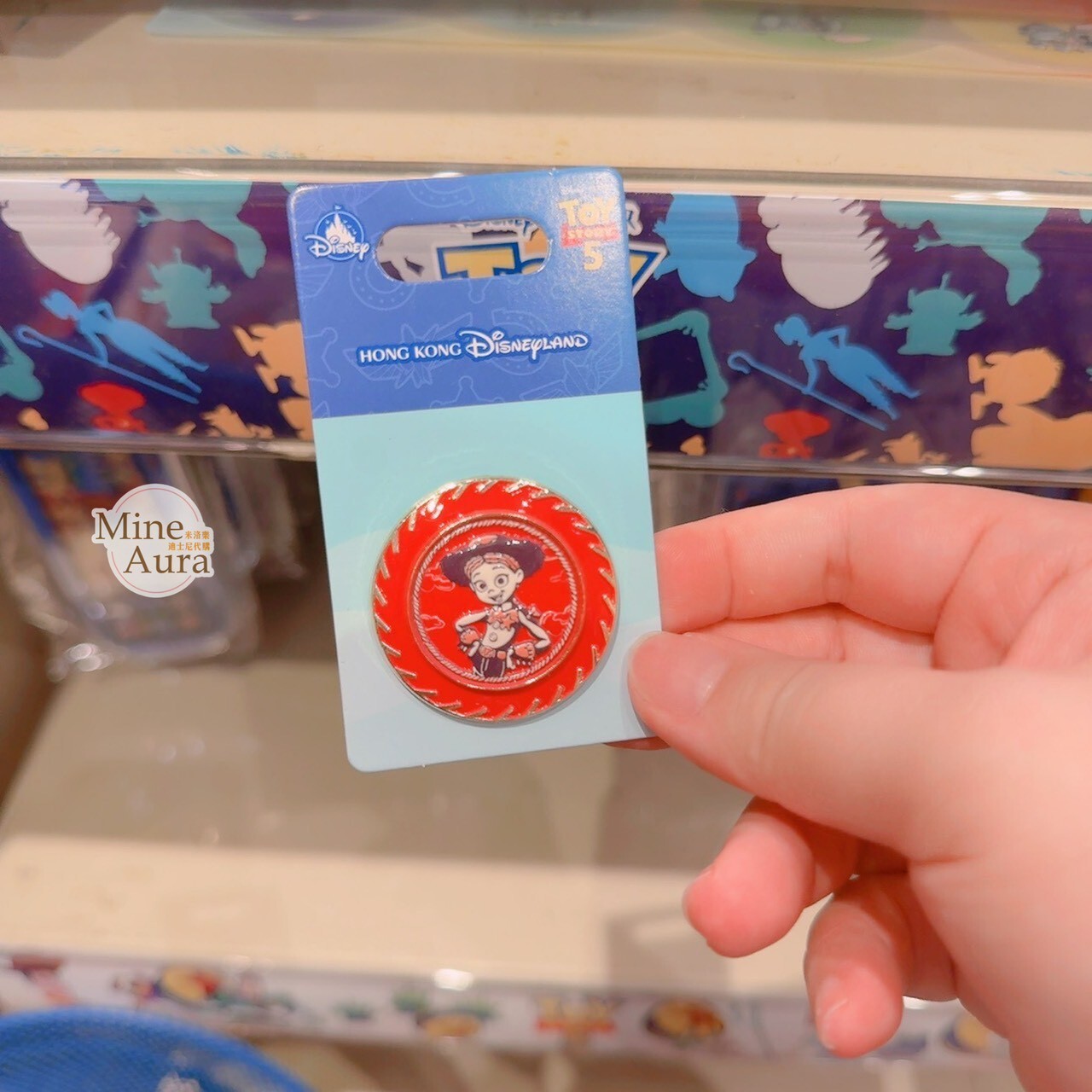 翠絲 Jessie 牛仔帽 造型 徽章 PIN 玩具總動員 Toy Story -香港迪士尼樂園