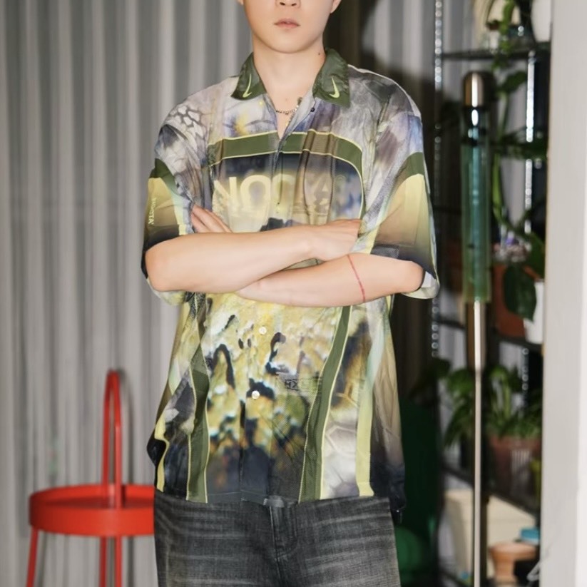 【代購】Nike × NOCTA Opal Short Sleeve Shirt  聯名翻領短袖襯衫｜油綠色