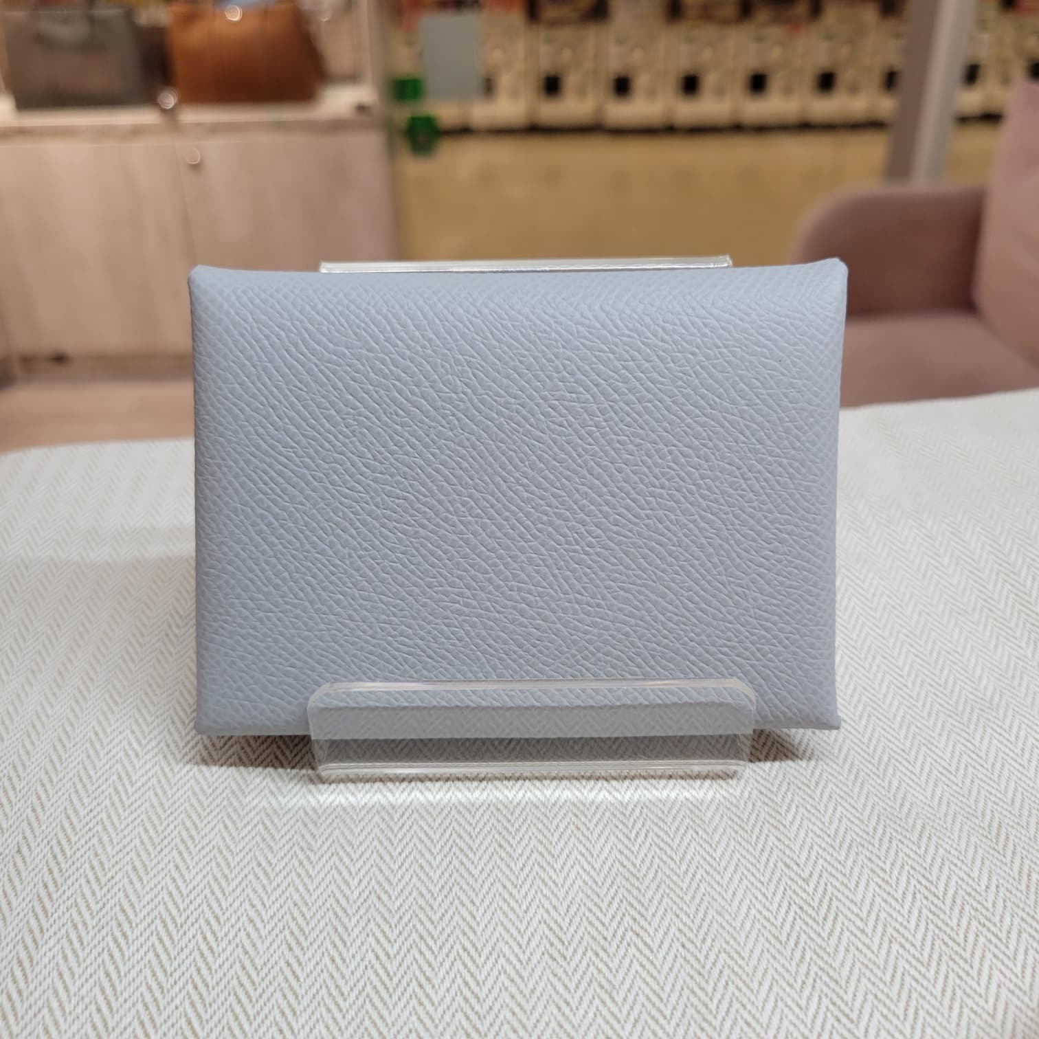 HERMES CALVI DUO 8U BLUE GLACIER 冰川藍