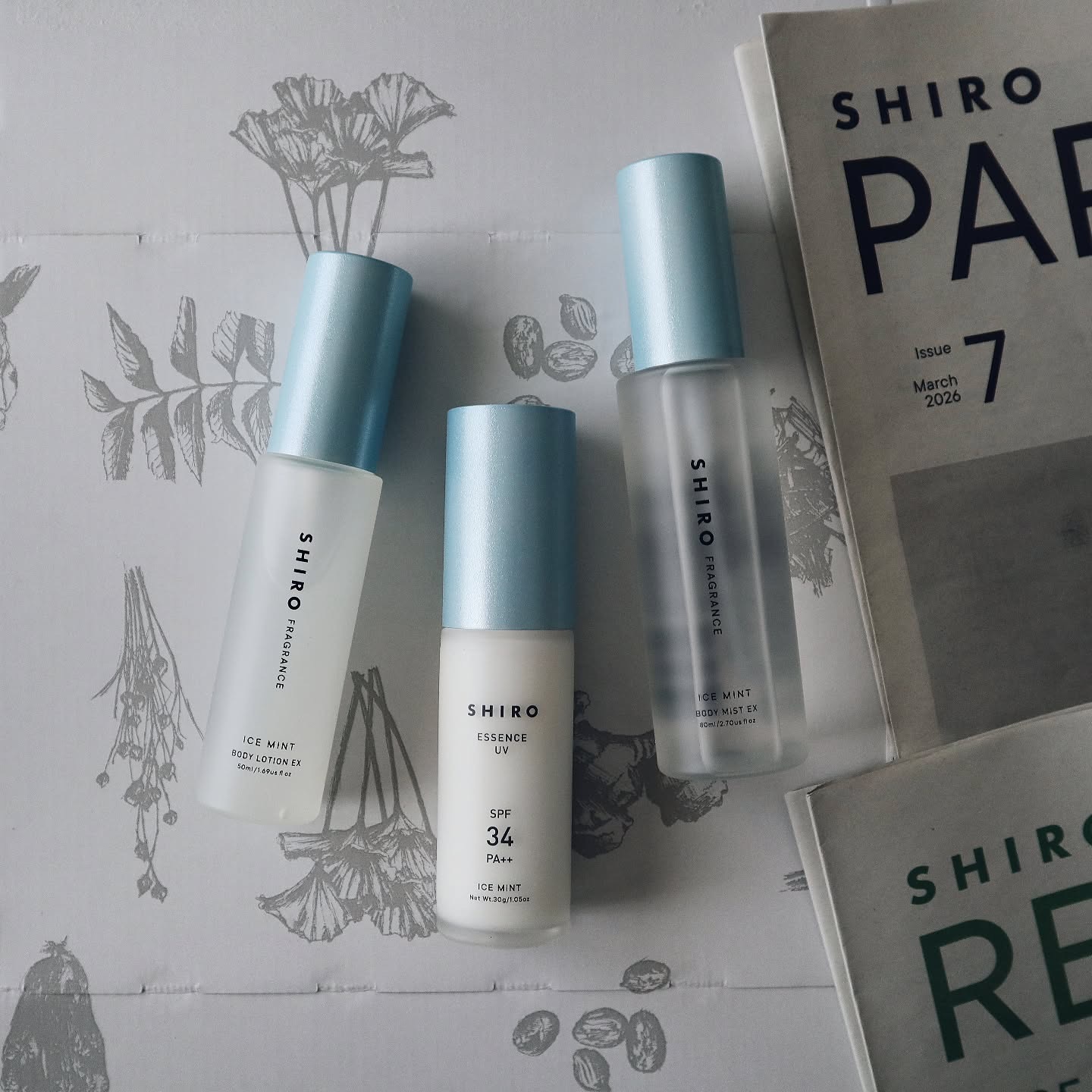 #預購 🇯🇵2026 日本 SHIRO 冰涼薄荷 身體噴霧 身體乳液 精華防曬乳 EX超涼款