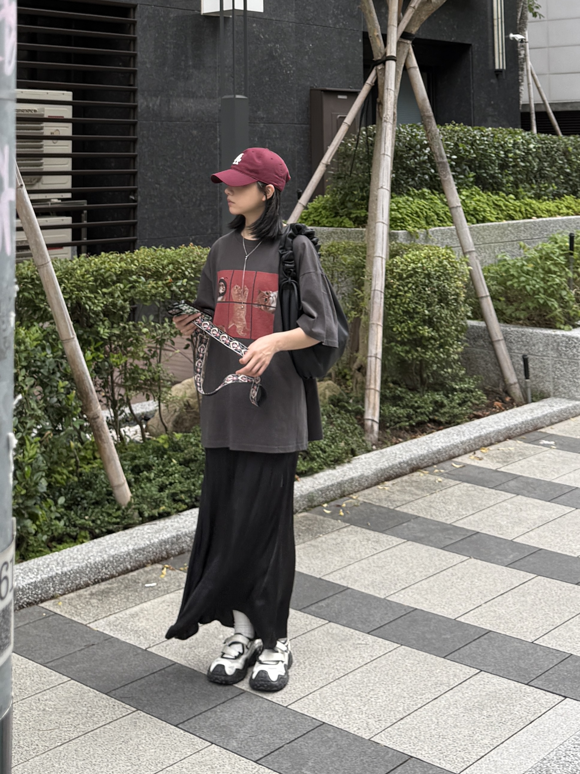 超輕薄涼感垂墜鬆緊長裙