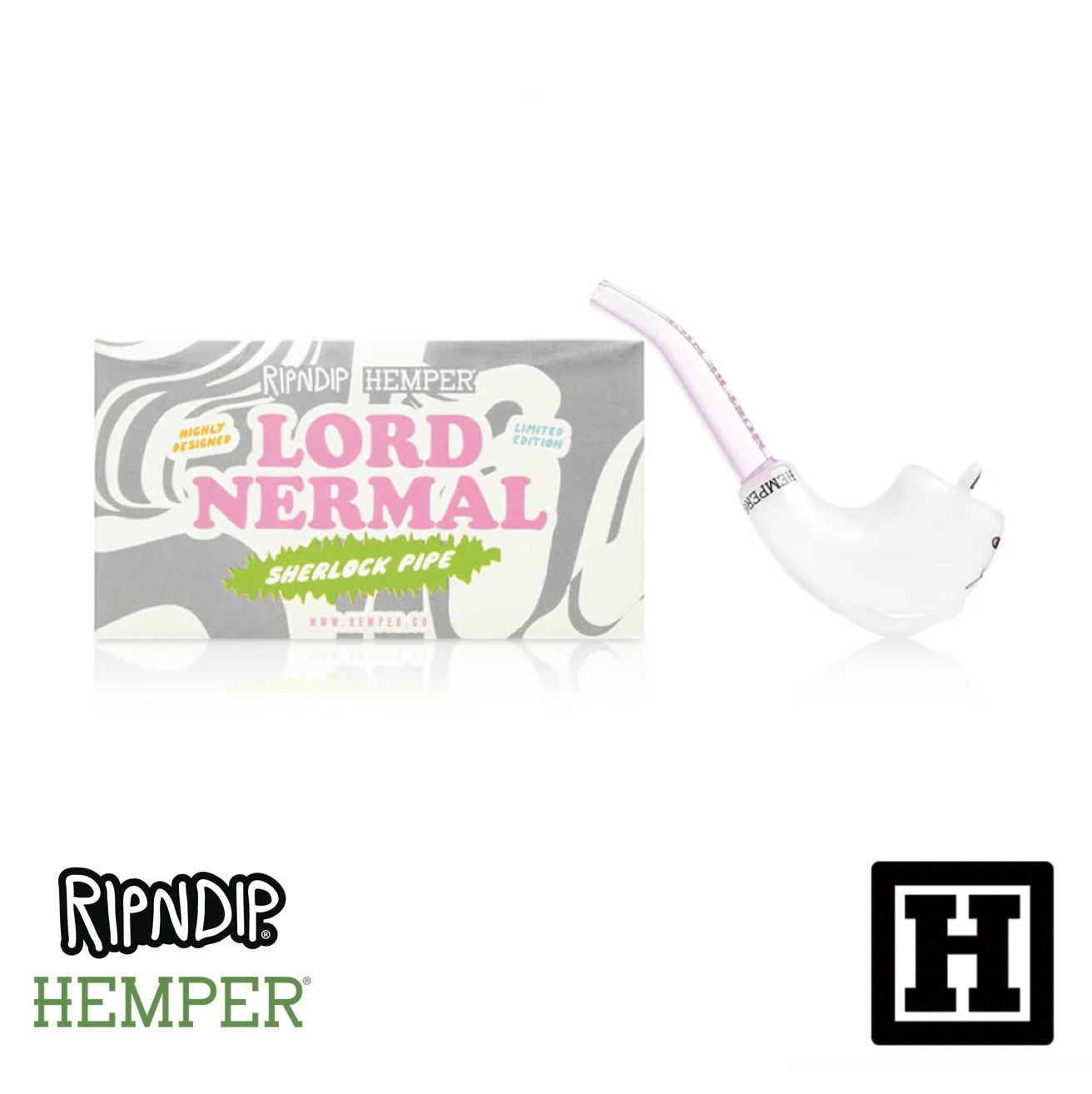 HEMPER x RIPNDIP Lord Nermal 玻璃玩具