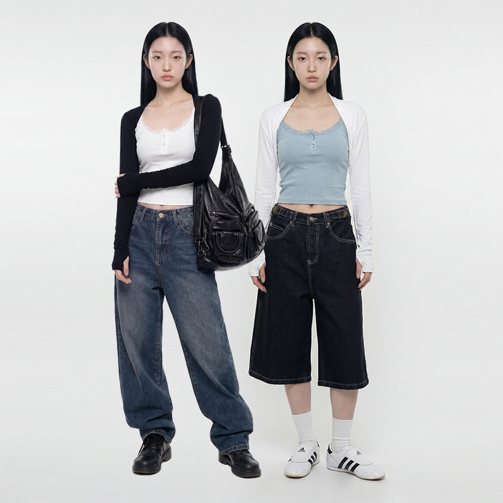 指套設計羅紋開襟罩衫