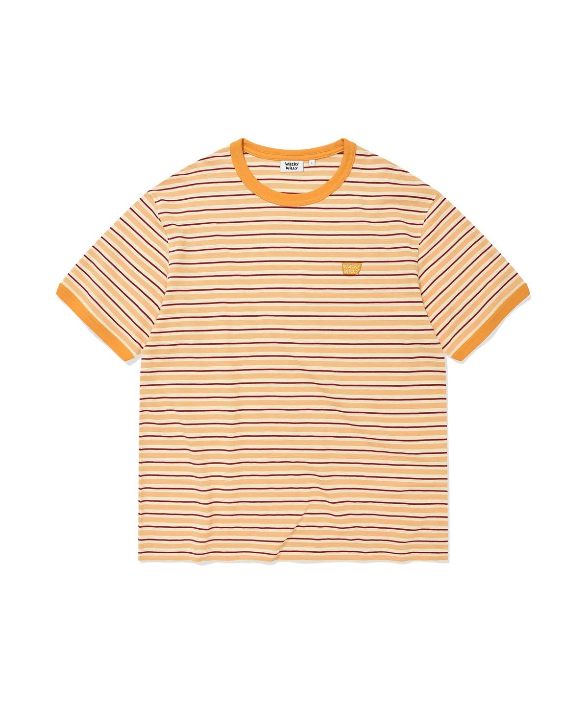 WACKY WILLY Jacquard Multi-Stripe Short-Sleeve T-shirt